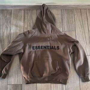 Brown Essentials Hoodie